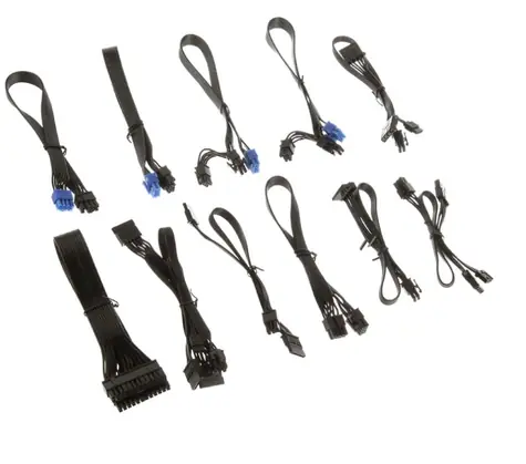 SilverStone Sada krátkých Ribbon kabelů pro SilverStone Strider černá