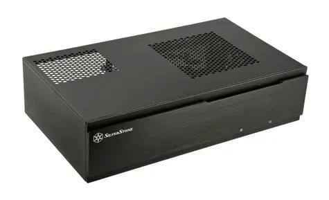 SilverStone ML06B Milo černá / Mini-ITX / 2x USB 3.0 / bez zdroje