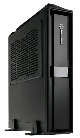 SilverStone SST-ML08B-H Milo černá / Mini-ITX / 2x USB 3.0 / bez zdroje