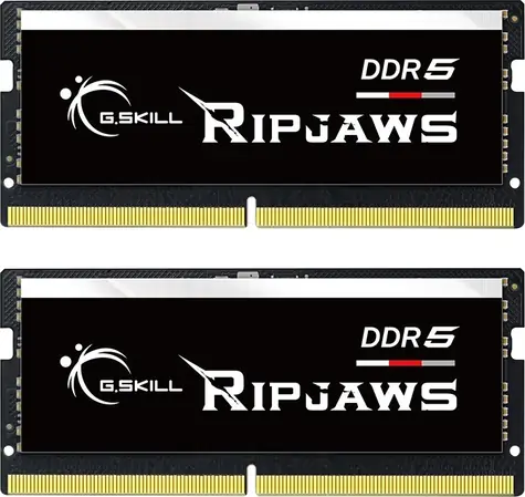 G.Skill RipJaws 32GB (2x16GB) DDR5 4800 MHz / SO-DIMM / DDR5 / CL 40-39-39-76 / 1.1V