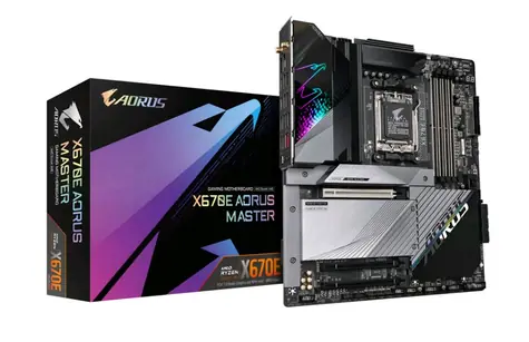 GIGABYTE X670E AORUS MASTER / AMD X670 / DDR5 / SATA III RAID / USB / GLAN / M.2 / sc.AM5 / ATX