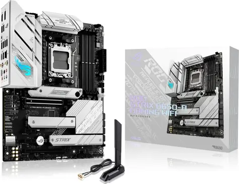 ASUS ROG STRIX B650-A GAMING WIFI / AMD B650 / DDR5 / SATA III RAID / USB / GLAN / M.2 / sc.AM5 / Wi-Fi / ATX