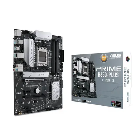 ASUS PRIME B650-PLUS-CSM / AMD B650 / DDR5 / SATA III RAID / USB / 2.5GLAN / M.2 / sc.AM5 / ATX