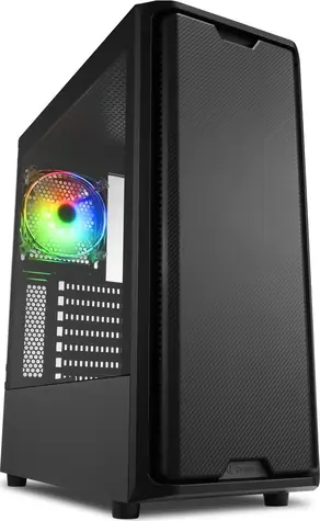 Sharkoon SK3 černá / RGB / ATX / 1x 120mm / bez zdroje / průhledná bočnice