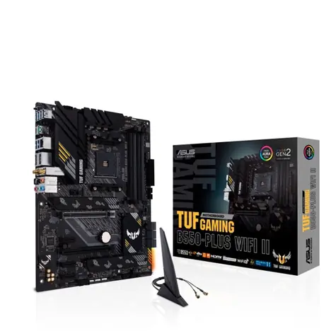 ASUS TUF GAMING B550-PLUS WIFI II / AMD B550 / DDR4 / SATA III RAID / USB / 2.5GLAN / Wi-Fi / M.2 / sc.AM4 / ATX