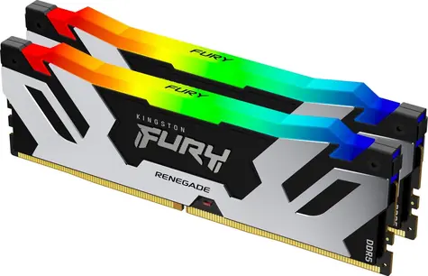 Kingston FURY Renegade RGB Silver 32GB (2x16GB) DDR5 7200MHz / DIMM / CL38 / 1.45 / RGB / XMP