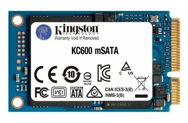 Rozbaleno - Kingston KC600 512GB mSATA SSD / mSATA / SATA III/3D TLC/čtení:550MBs/zápis:520MBs/90K 80K IOPS/MTBF 1mh/5y / rozbaleno