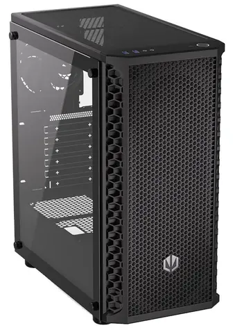 Endorfy Signum 300 Air černá / Mid tower / ATX / 4x 120mm / 2x USB 3.0 / mesh panel / průhledná bočníce / bez zdroje 