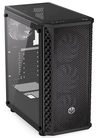 Endorfy Signum 300 ARGB černá / Mid tower / ATX / 4x 120mm / 2x USB 3.0 / mesh panel / průhledná bočníce / bez zdroje 