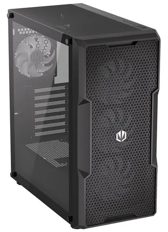 Endorfy Regnum 400 ARGB černá / Mid tower / ATX / 4x 120mm / 2x USB 3.0 / mesh panel / průhledná bočníce / bez zdroje 