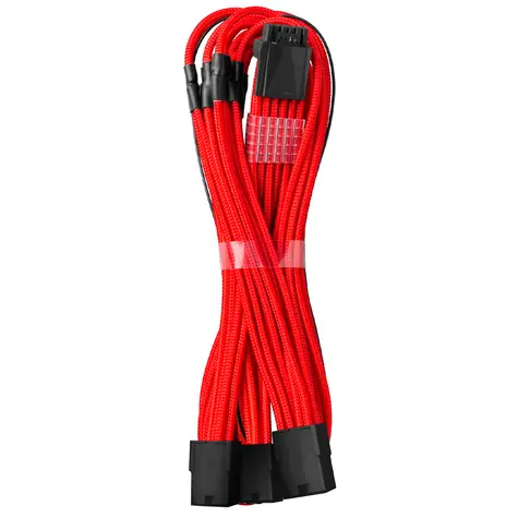 CableMod PRO ModMesh 8-Pin PCIe Trojtý prodlužovací kabel 45 cm - červená