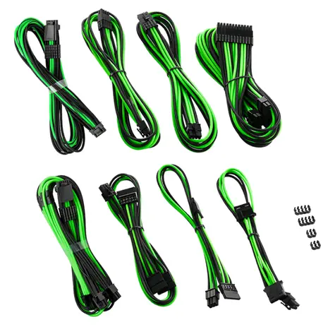 CableMod PRO ModMesh RT-Series Cable set pro ASUS and Seasonic černo-zelená