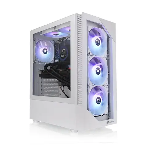 Thermaltake View 200 TG ARGB Snow White / ATX / 2x USB 3.0 /  bez zdroje / průhledná bočnice