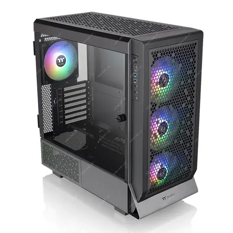 Thermaltake Ceres 500 TG ARGB Black / ATX / 1x USB C 3.2 / 2x USB 3.0 / Bez zdroje / průhledná bočnice