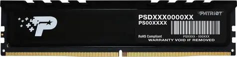 Patriot Premium 16GB 5600MHz černá / UDIMM / DDR5 / CL46 / OnDie-ECC / Unbuffered / 1.1V