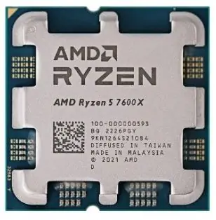 AMD RYZEN 5 7600X @ 4.7GHz - TRAY / Turbo 5.3GHz / 6C12T / L2 6MB L3 32MB / AM5 / Zen 4 / 105W