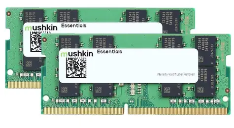 Mushkin Essentials 64GB (2x32GB) 2933MHz / DDR4 / SO-DIMM / CL21 / 1.20V 