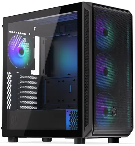 Endorfy Arx 700 ARGB černá / Mid tower / ATX / 4x 140mm / 2x USB-A + USB-C / mesh panel / průhledná bočnice / bez zdroje