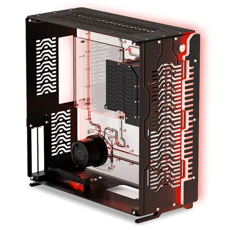 Singularity Computers Wraith ITX černá / PC skříň / ITX/DTX / integrované vodní chlazení