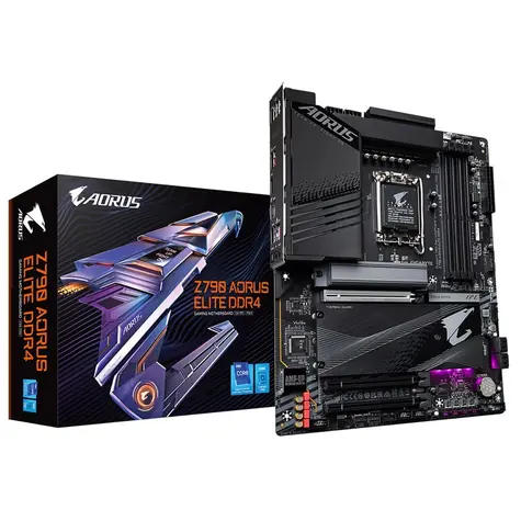 GIGABYTE Z790 AORUS ELITE DDR4 / Z790 / LGA 1700 / 4xDDR4 / PCIEx16 /  1x 2.5GLAN / ATX