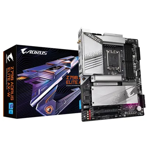 GIGABYTE Z790 AORUS ELITE AX-W / Z790 / LGA 1700 / 4x DDR5 / PCIEx16 / 1x 2.5GLAN / ATX