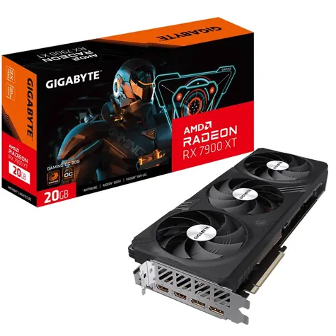 GIGABYTE AMD RX 7900XT Gaming OC 20GB / 2535 MHz / 20GB GDDR6 / 320-bit / 2x HDMI + 2x DP / (8+8) 