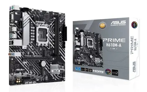 ASUS PRIME H610M-A-CSM / H610 / LGA 1700 / 2x DDR5 / 1x PCIEx16 / 1x GLAN / mATX