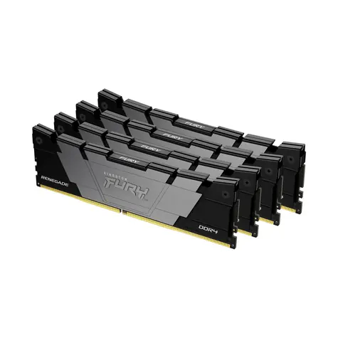 Kingston FURY Renegade Black 128GB (4x 32GB) DDR4 3200MHz / CL16 / DIMM / 1.35V / Non-ECC / Un-Registered 