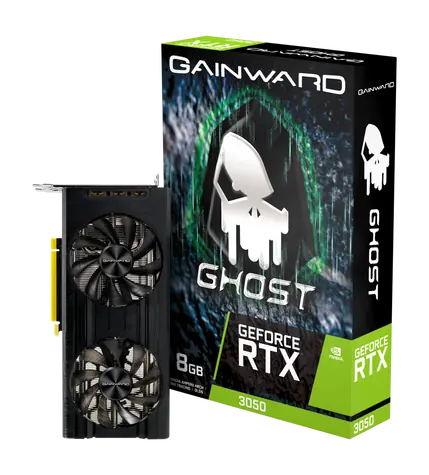GAINWARD RTX 3050 Ghost 8GB / 1552 - 1777 MHz / 8GB GDDR6 / 128bit / 1x HDMI + 3x DP / (8)