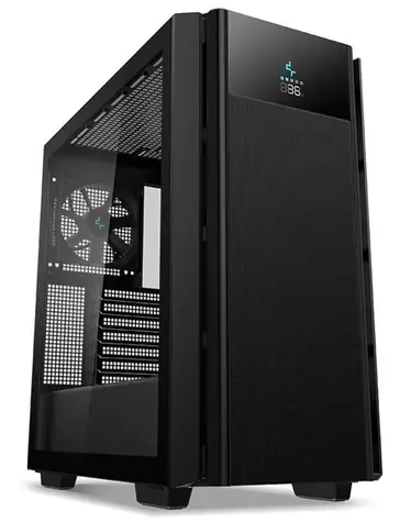 DEEPCOOL CH510 MESH DIGITAL / E-ATX / 1x USB 3.0 / 1x USB- C / bez zdroje / průhledná bočnice