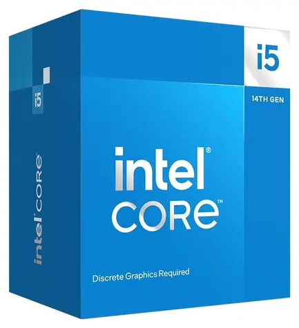 Intel Core i5-14400F @ 2.5GHz / TB 4.7GHz / 10C16T / L3 20MB / Bez VGA / Raptor Lake Refresh / 148W