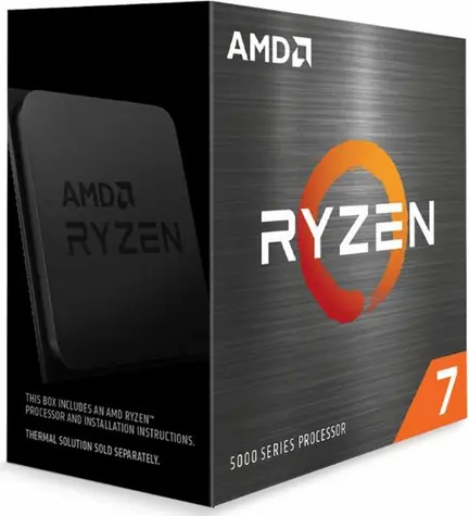 AMD RYZEN 7 5700 @ 3.7GHz / Turbo 4.6GHz / 8C16T / L2 4MB L3 65MB / AM4 / Zen 3 / 65W