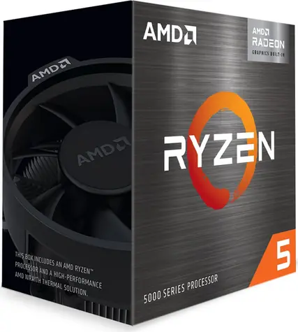 AMD RYZEN 5 5500GT @ 3.6GHz / Turbo 4.4GHz / 6C12T / L2 3MB L3 16MB / AM4 / Zen 3 / 65W