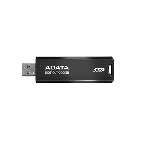 ADATA SC610 1TB černá / SSD / Externí / čtení: 550MBps / zápis: 500MBps / USB 3.2 Gen2