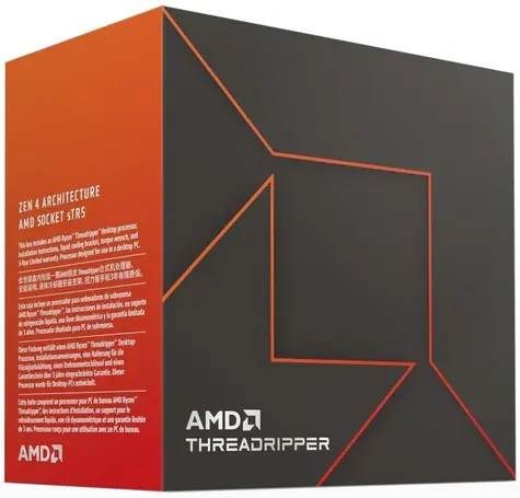 AMD RYZEN Threadripper 7960X @ 4.2GHz / Turbo 5.3GHz / 24C48T / L2 24MB L3 128MB / sTR5 / Zen 4 / 350W