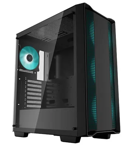DEEPCOOL CC560 V2 černá / ATX / USB 3.2 / USB 2.0 / 4x 120mm / bez zdroje / průhledná bočnice 