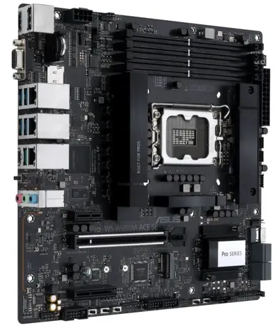 ASUS PRO WS W680M-ACE SE / W680 / LGA 1700 / 4x DDR5 / PCIEx16 / 2x 2.5GLAN / mATX  