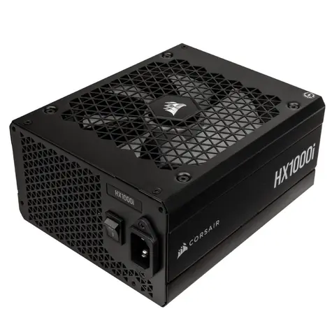 Corsair HX1000i černá / 1000W / 80 PLUS Platinum / 140mm ventilátor / modulární