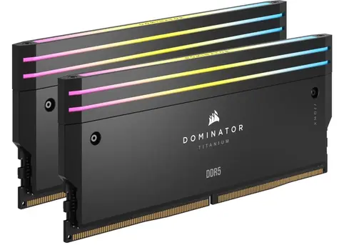 Corsair Dominator Titanium 64GB (2x 32GB) DDR5 6600MHz / CL32 / DIMM / XMP 3.0