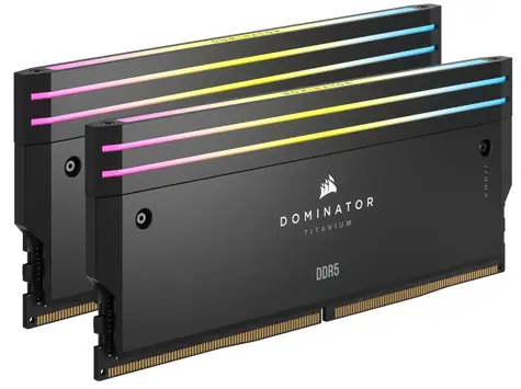 Corsair Dominator Titanium 64GB (2x 32GB) DDR5 6400MHz / CL32 / DIMM / XMP 3.0