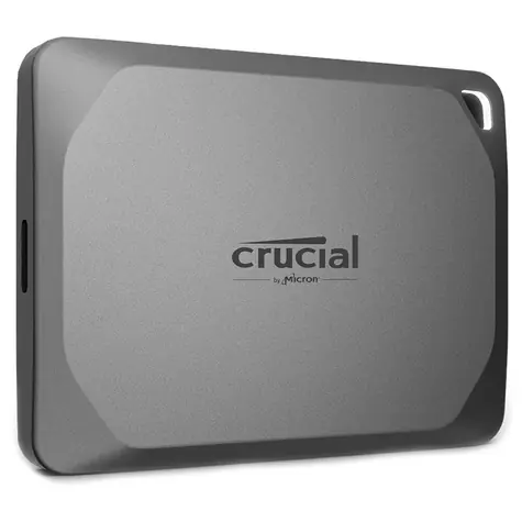 Crucial X9 2TB šedá / Externí SSD / USB 3.2 Gen2 Type-C / R:1050MBs / W:1050MBs / 5y