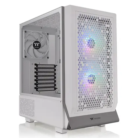 THERMALTAKE Ceres 300 TG ARGB bílá / E-ATX / 1x USB-C 3.2 / 2x USB-A 3.0 / bez zdroje / průhledná bočnice