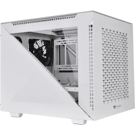 THERMALTAKE Divider 200 TG Air bílá / mini ITX / 1x USB-C 3.2 / 2x USB-A 3.0 / bez zdroje / průhledná bočnice  