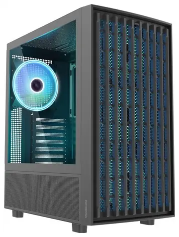 MODECOM Breeze ARGB Flow černá / ATX / 1x USB-C 3.2 / 2x USB 3.2 / 4x 140mm / bez zdroje / průhledná bočnice