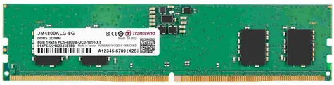 Transcend JetRam 8GB (1x8GB) 4800MHz / U-DIMM / DDR5 / CL40 / 1.1V / 1Rx16