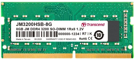 Transcend JetRam 16GB (1x16GB) 3200MHz / SODIMM / DDR4 / CL22 / 1.2V / 2Rx8