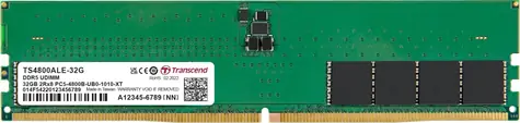 Transcend JetRam 32GB (1x32GB) 5600MHz / U-DIMM / DDR5 / CL46 / 1.1V / 2Rx8