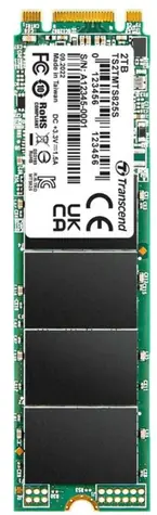 Transcend MTS825S 2TB / M.2 2280 SATA / RW: 560/500 MBps / IOPS: 55K/80K / MTBF 2.0mh / 3y