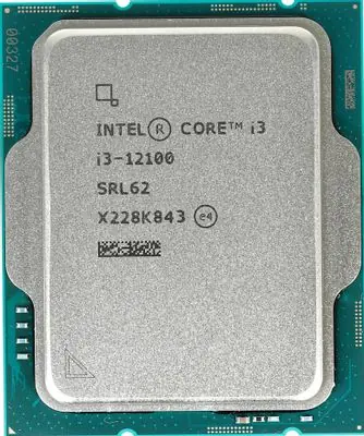 Intel Core i3-12100 @ 3.3GHz - TRAY / TB 4.3GHz / 4C8T / 12MB / UHD 730 / LGA 1700 / Alder Lake / 89W