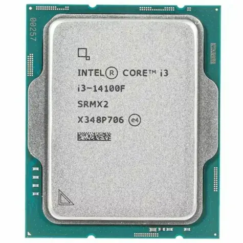 Intel Core i3-14100F @ 3.5GHz - TRAY / TB 4.7GHz / 4C8T / 12MB / Bez VGA / LGA 1700 / Raptor Lake / 110W